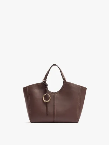Shopper Bag With M Topstitching And Hanger 250010 — image 1
