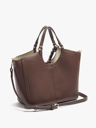 Shopper Bag With M Topstitching And Hanger 250010 — image 2