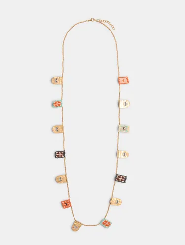 Long Necklace With Pendants And Beads 250153 — image 1