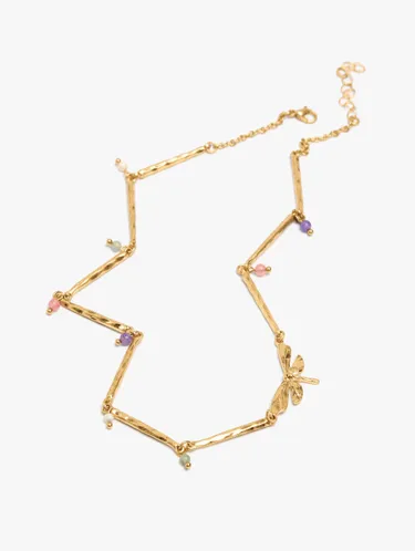 Necklace Of Bars With Stone Beads 250170 — image 2