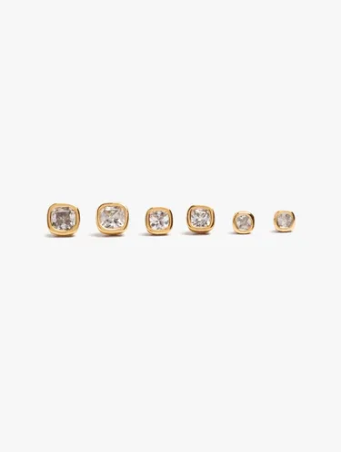 Set Of Earrings With Cubic Zirconia 250174 — image 1