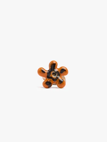 Ceramic Flower Ring With Enamel 250184 — image 1
