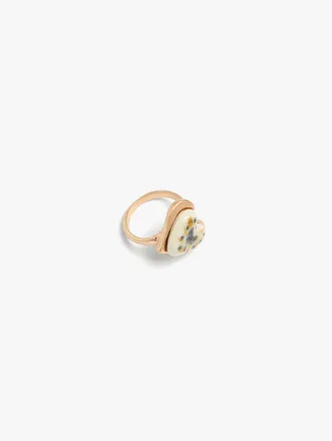 Heart Ceramic Ring With Enamel 250186 — image 2