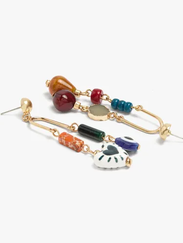 Asymmetric Earrings With Ceramic 250194 — image 2