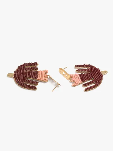 Long Earrings With Glass Beads 250262 — image 2