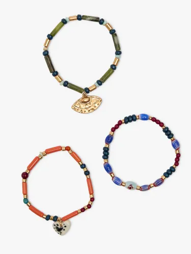 Set Of Bracelets With Beads And Pendants 250278 — image 2