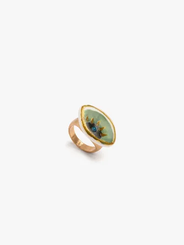 Ring Eye With Ceramic 250311 — image 2