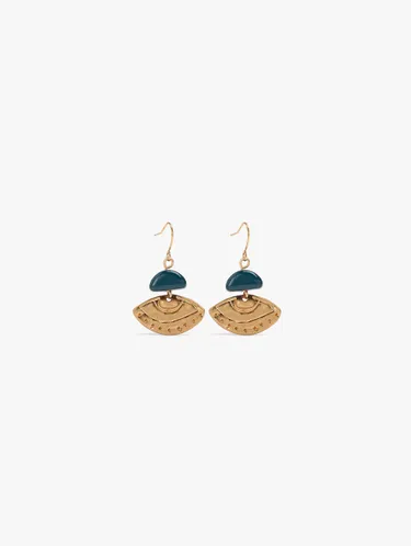 Eye Earrings With Ceramic 250313 — image 1