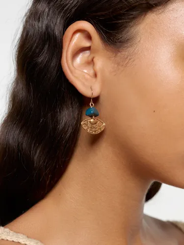 Eye Earrings With Ceramic 250313 — image 3