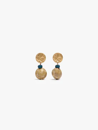 Earrings With Ceramic Beads 250319 — image 1