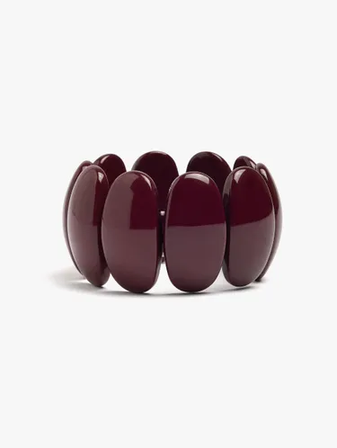 Elasticated Bracelet With Oval Shapes 250606 — image 1