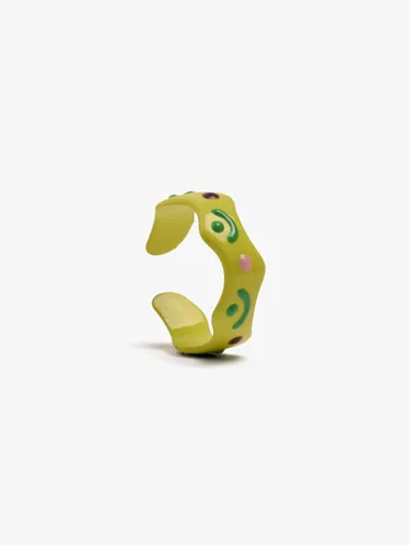 Wavy Enamel Ring 250610 — image 2