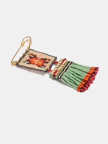 Brooch With Multicolor Beads 250752 — image 3