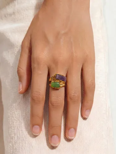 Wide Ring With Stones 250762 — image 3