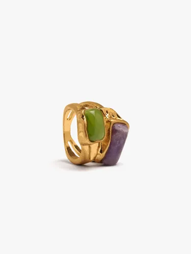 Wide Ring With Stones 250762 — image 2