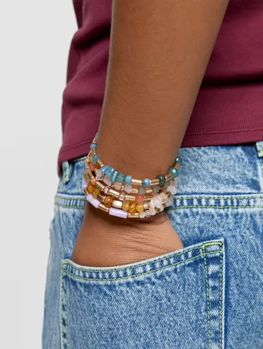 Multicolour Beads Spiral Bracelet 250769 — image 3