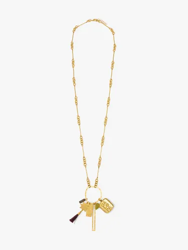 Necklace With Metal Hanging Bars 250800 — image 1