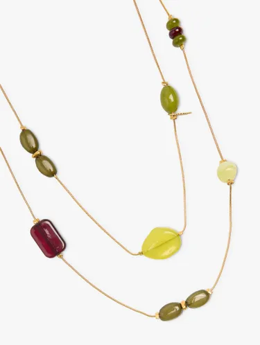 Double-Effect Necklace With Geometric Shapes 250822 — image 2