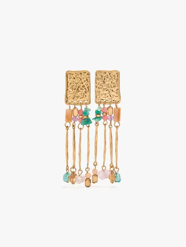 Long Bar Earrings With Stones 250872 — image 1