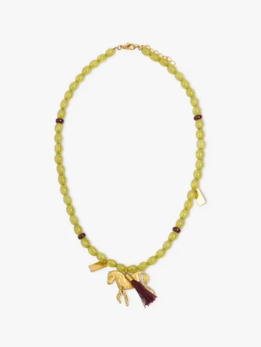 Beaded Necklace With Horse Pendant 250885 — image 1