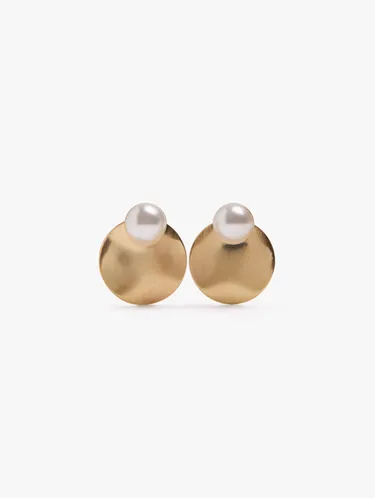 Round Pearl Earrings 250997 — image 1