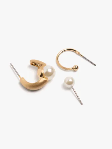 Set Of Earrings With Pearls 250999 — image 2