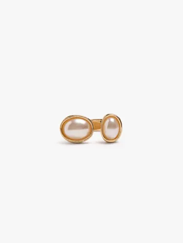 Open Ring With Pearls 251001 — image 1