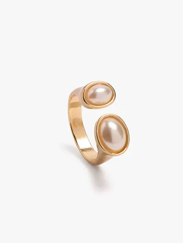 Open Ring With Pearls 251001 — image 3