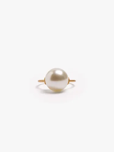 Thin Pearl Ring With Pearl 251115 — image 1