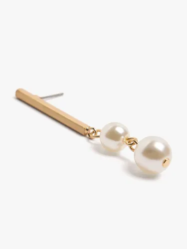Bar Earrings With Pearls 251124 — image 2