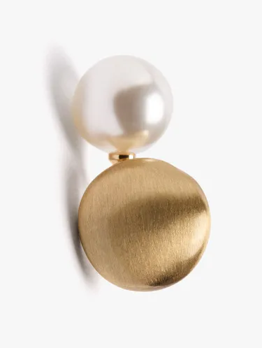 Round Pearl Earrings 251130 — image 2