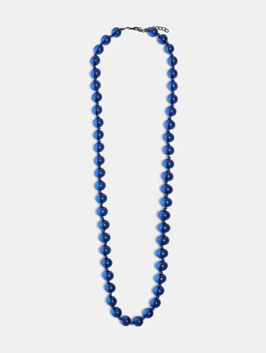 Long Resin Bead Necklace 251707 — image 1