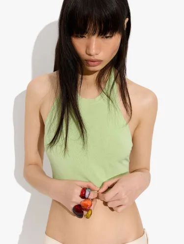 Set Of Multicolor Resin Rings 251715 — image 3