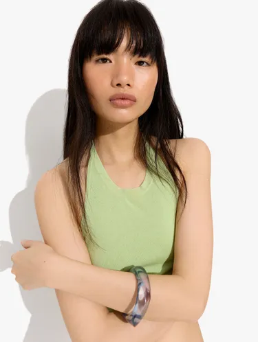 Transparent Resin Rigid Bracelet 251716 — image 3