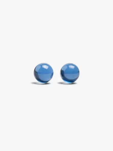 Transparent Resin Sphere Earrings 251722 — image 1