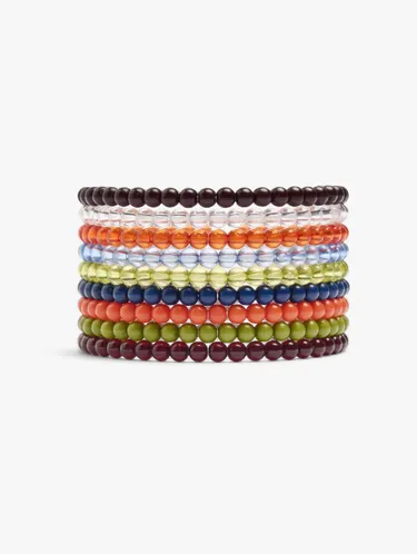 Set Of Long Resin Bracelets 251740 — image 1