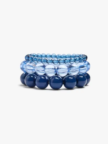 Set Of Gradient Resin Elastic Bracelets 251745 — image 1