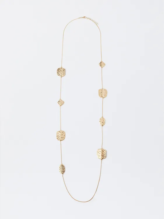 Long Silver Necklace 155746 — image 2