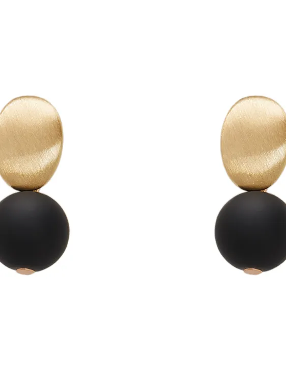 Silver-Toned Earrings With Stone 158685 — image 2