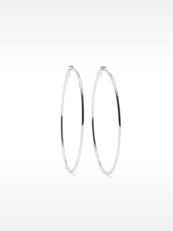 Basic Large Hoop Earrings 160121 — image 2