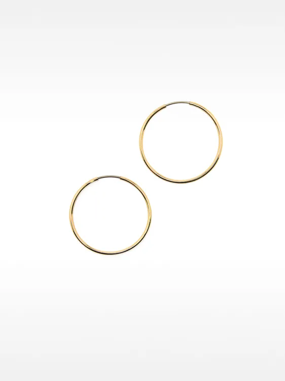 Small Gold Hoop Earrings 160176 — image 3