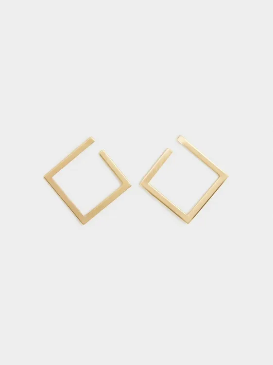 Medium Diamond-Shaped Earrings 160817 — image 1