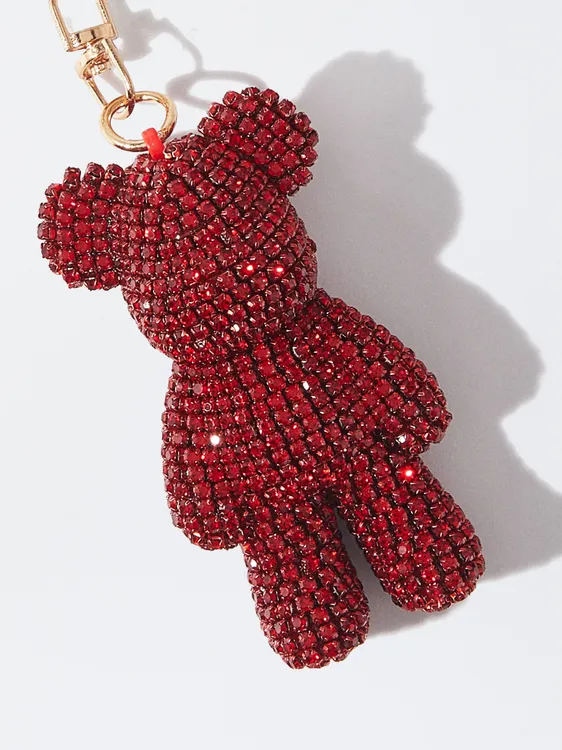 Keychain Charm Bear With Rhinestones 182252 — image 1