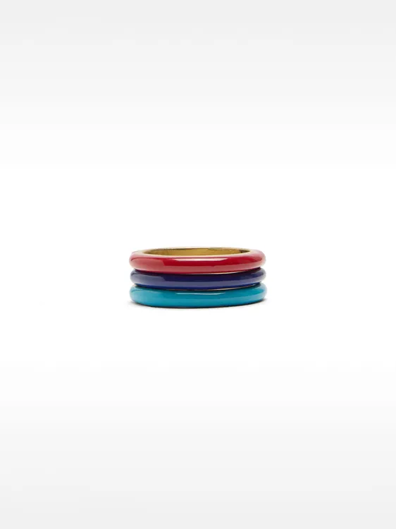 Enamelled Ring Set 212282 — image 2