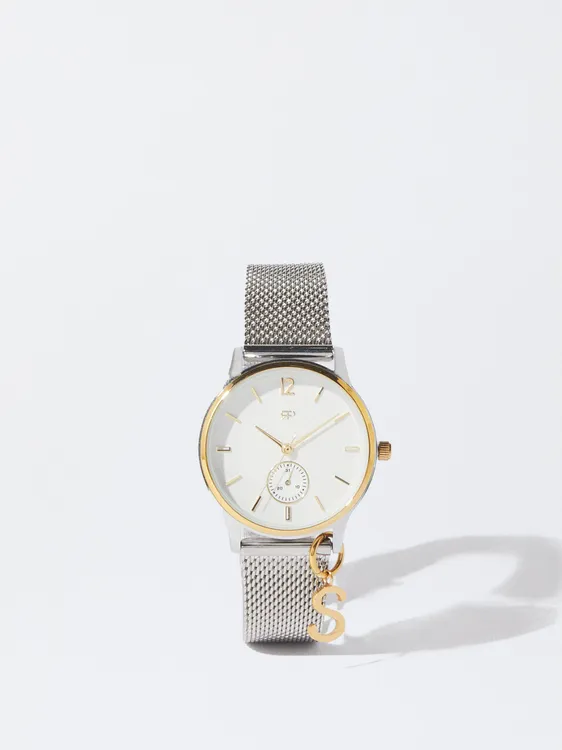 Watch With Stainless Steel Mesh Strap 212693 — image 1