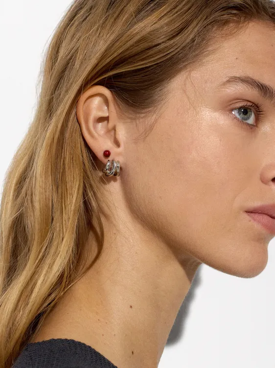 Set Of Golden Earrings 223849 — image 2