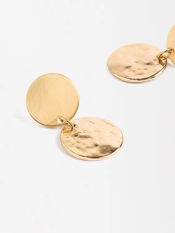 Round Earrings With Pearlescent Effect 224657 — image 1