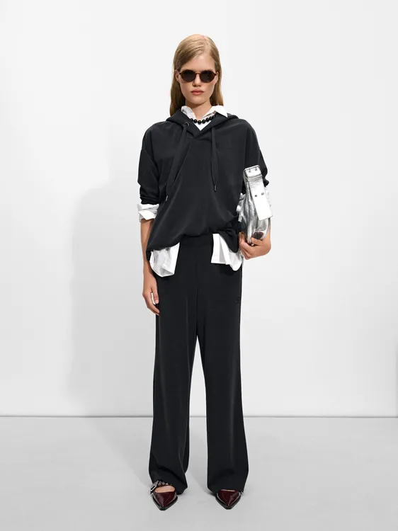 Loose-Fitting Trousers With Elastic Waistband 224864 — image 1