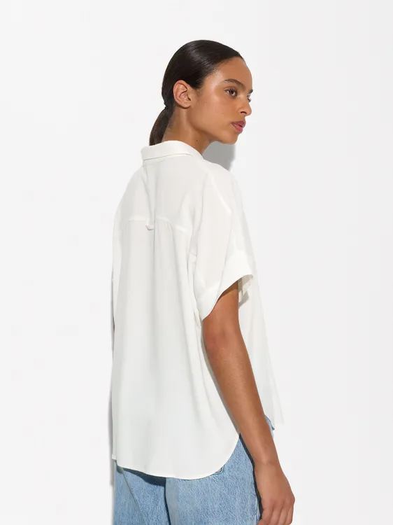 Short-Sleeved Shirt With Buttons 226437 — image 2