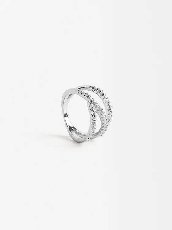 Triple Effect Ring With Zirconias 228457 — image 1